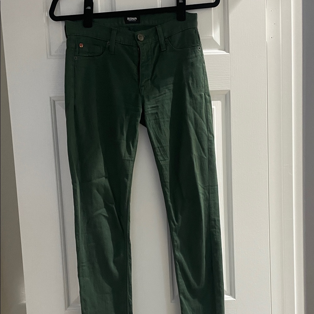 Hudson Jeans Women's Skinny Jeans in Green